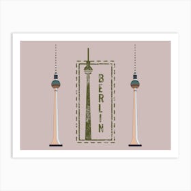 Berlin Tower Art Print