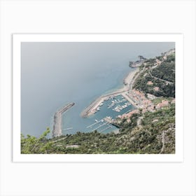 Aerial View Of A Village Art Print