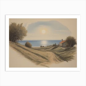 House By The Sea Art Print