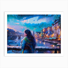 City At Night Art Print