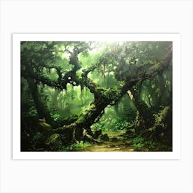 Forest Path 3 Art Print