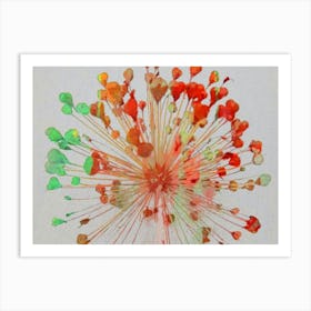 Allium Impression Art Print