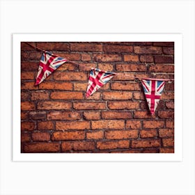 Union Jack British Flags Art Print