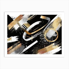 Abstract Painting 1639 Art Print