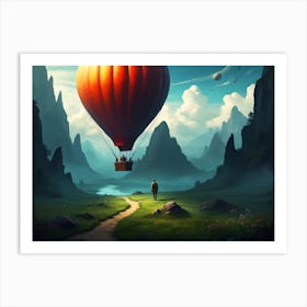 Hot Air Balloon Art Print