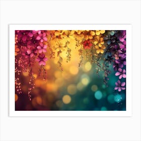 Colorful Flowers 3 Art Print