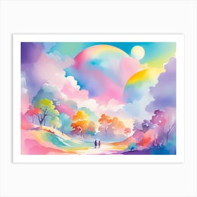 Rainbows In The Sky Art Print