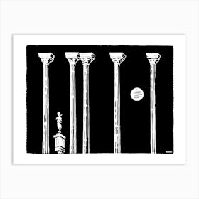 Ancient Stone Columns Art Print