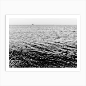 Ship In The Mediterranean Sea Art Print