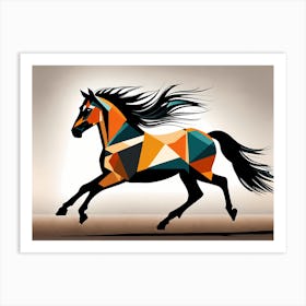 Modern Horse Art, 101 Art Print