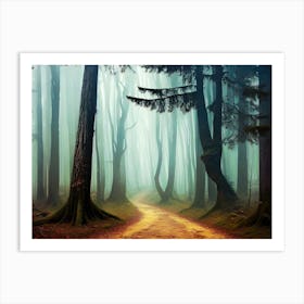 Road In The Forest 6 Art Print