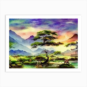 Thousand Year Old Cypress Grove Art Print