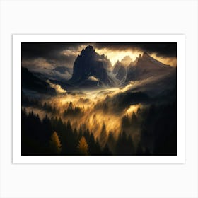 Mountain Landscape Art Print