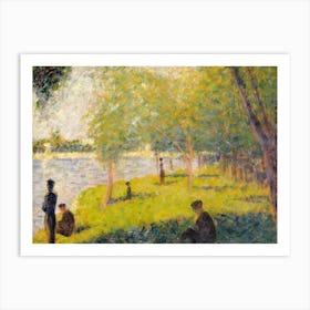 Study For A Sunday On La Grande Jatte (1884), Georges Seurat Art Print