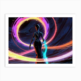 Ring Of Light Art Print