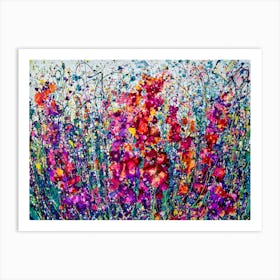 The Breath Of Summer Abstract Art Print