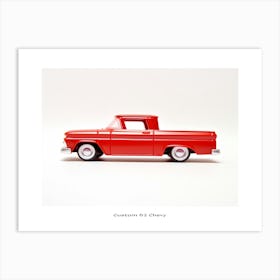 Toy Car Custom 62 Chevy Red 2 Poster Art Print