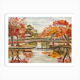 Fall In The Park Art Print