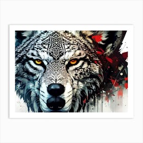 Wolf art 20 Art Print