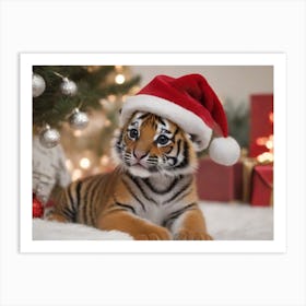 Christmas Animals 6 Art Print