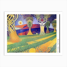 Ezekiel Forest #2 (Fields) Art Print