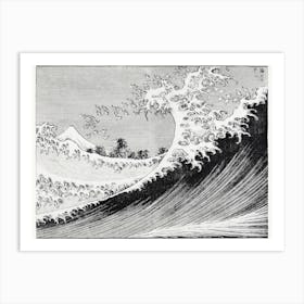 One Hundred Views Of Mount Fuji (1835) , Katsushika Hokusai Art Print