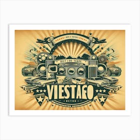 Vintage Music Poster Art Print