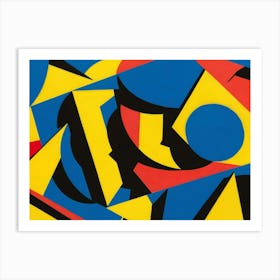 Abstract Shapes Art Print