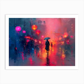 Chinese Lanterns Art Print