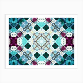 Modern Art Is Sky Blue Art Print