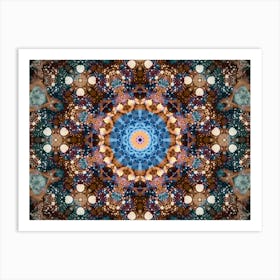 Modern Art Is An Ancient Ethnic Pattern 3 Art Print