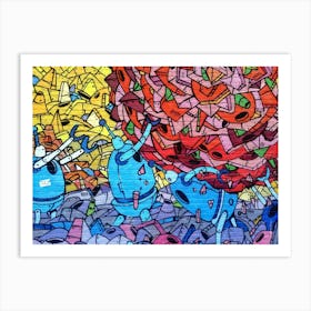 Graffiti Wall Mural Painting Arts Art Print