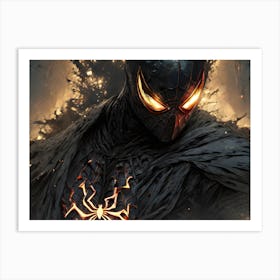 Spiderman In Souls Like Style 1 Art Print