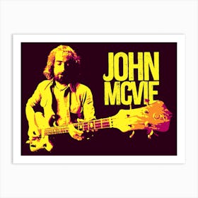 John McVie Music Legend Art Print