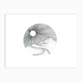 sun and sand Art Print