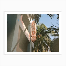 Low Fi Miami Art Print