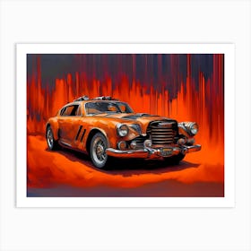 Cyberpunk Car Art Print