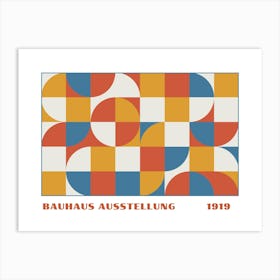 Bauhaus Orange Exhibition 23 Art Print