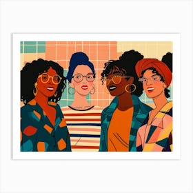 Group Of Women 28 Art Print