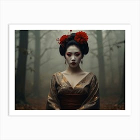 Geisha 6 Art Print