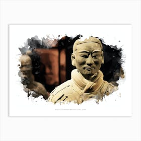 Army Of Terracotta Warriors, Xi An, China Art Print