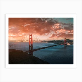 Golden Gate Bridge Art Print