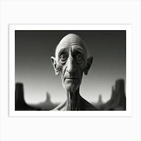 Old Man Long Neck Art Print