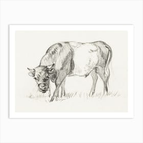 Grazing Bull, Jan Van Ravenswaay, Jean Bernard Art Print