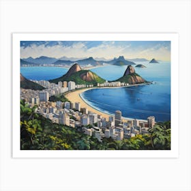 Rio De Janeiro art 1 Art Print