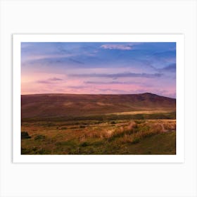 Dartmoor At Sunset Art Print
