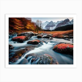 Autumn In The Alps Art Print