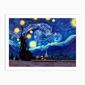 Starry Night 199 Art Print