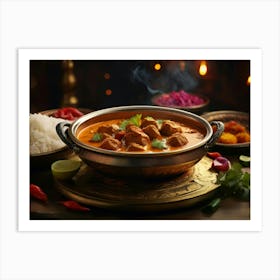 Indian Chicken Curry Art Print