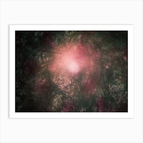 Bright Light In The Middle Of A Mysterious Space 1 Art Print